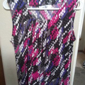 Funky sleeveless blouse
